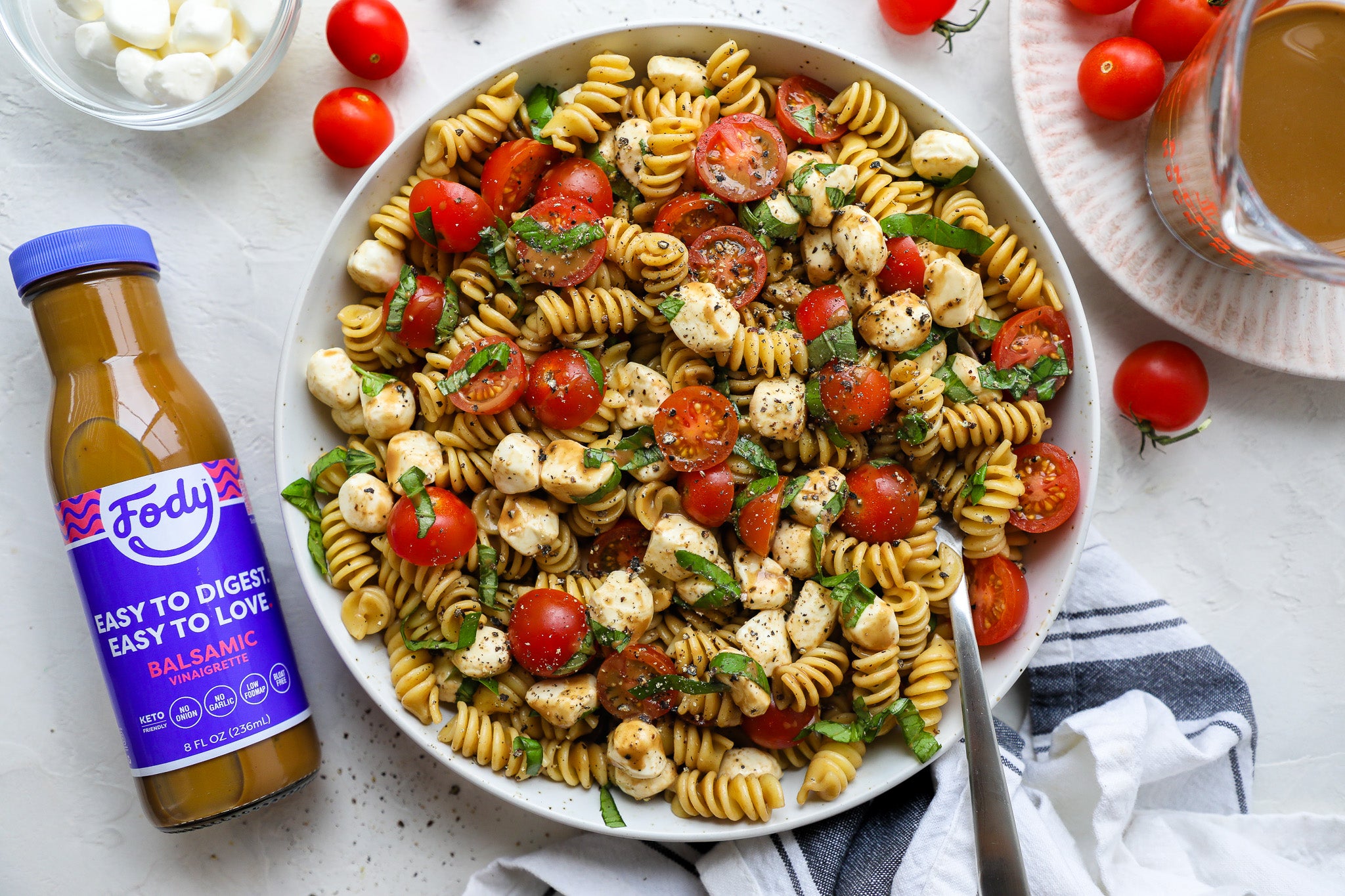 Fody's Zesty Caprese Pasta Salad – FODY Food Co. - USA