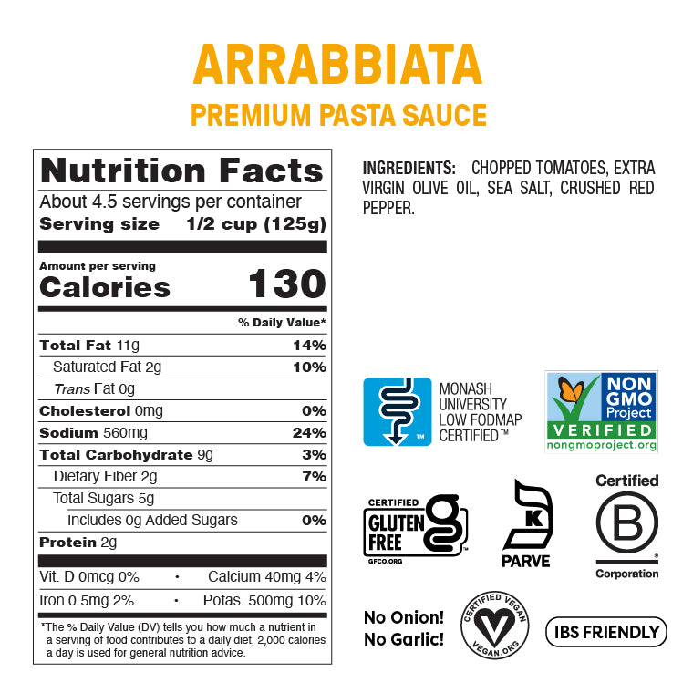 Spicy Marinara (Arrabbiata) Pasta Sauce