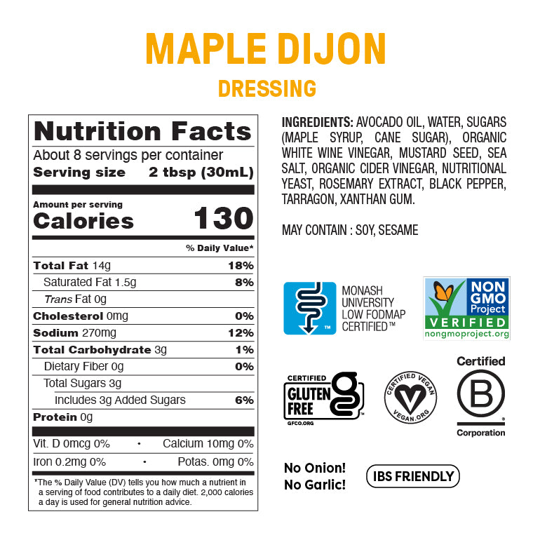 Maple Dijon Salad Dressing